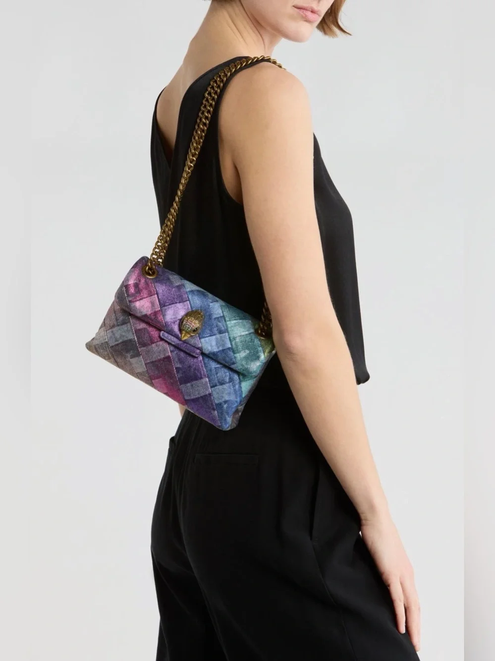 Kurt Geiger London Mini Kensington Quilted Convertible Shoulder Bag
